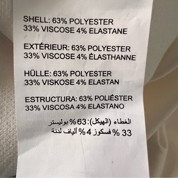 Addition Elle White High Rise Wide Leg Pants Size 18 NWT - Picture 11 of 13